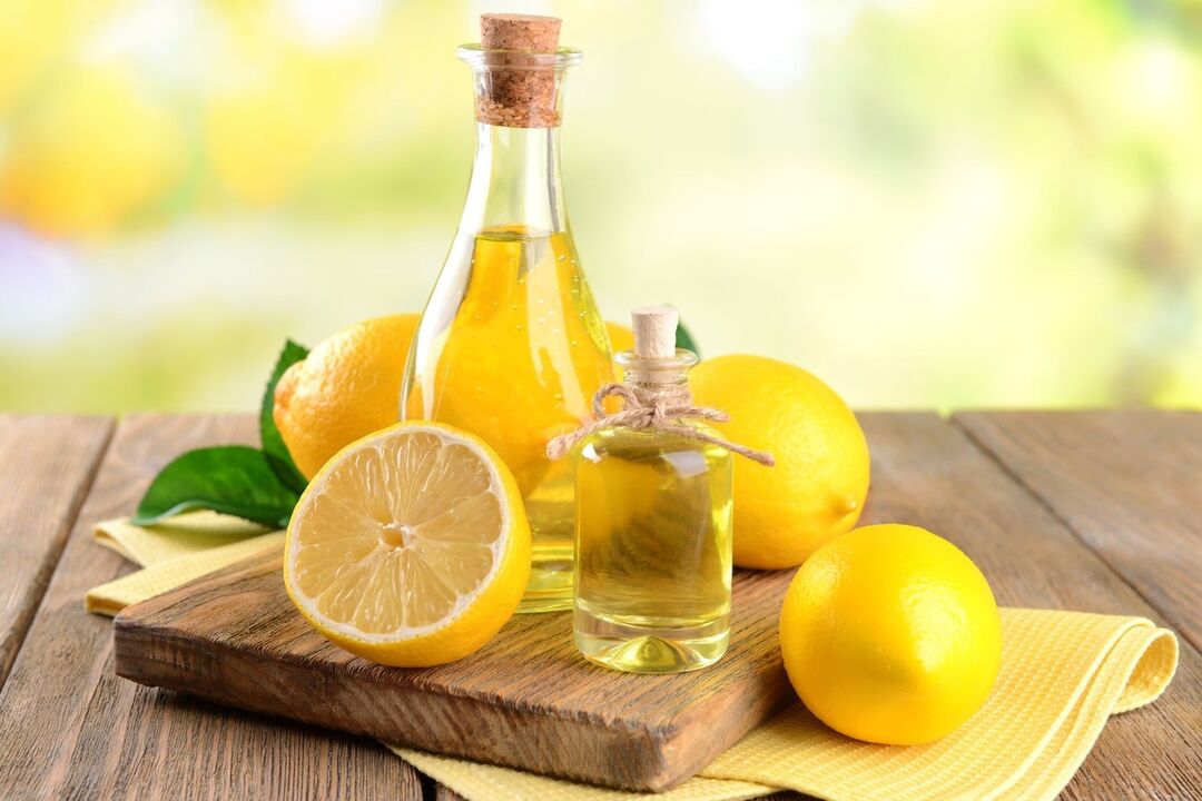 Лимон етер - главен за избелување на кожата на лицето
