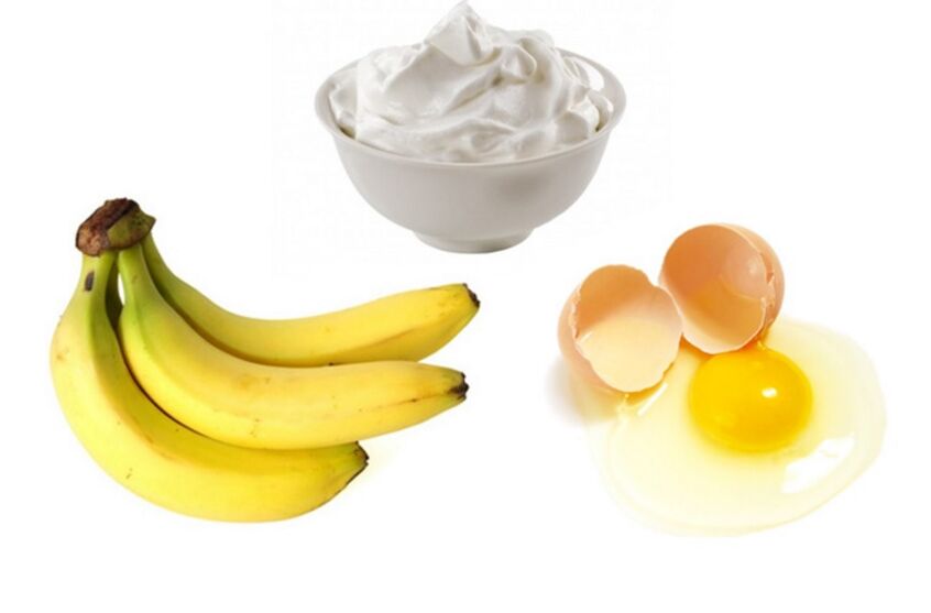Маската со јајца и банана е погодна за сите типови кожа